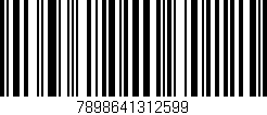 Código de barras (EAN, GTIN, SKU, ISBN): '7898641312599'