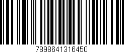Código de barras (EAN, GTIN, SKU, ISBN): '7898641316450'