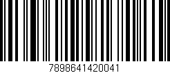 Código de barras (EAN, GTIN, SKU, ISBN): '7898641420041'