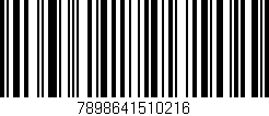 Código de barras (EAN, GTIN, SKU, ISBN): '7898641510216'