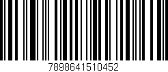 Código de barras (EAN, GTIN, SKU, ISBN): '7898641510452'