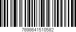 Código de barras (EAN, GTIN, SKU, ISBN): '7898641510582'