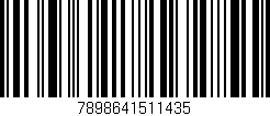 Código de barras (EAN, GTIN, SKU, ISBN): '7898641511435'