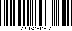 Código de barras (EAN, GTIN, SKU, ISBN): '7898641511527'