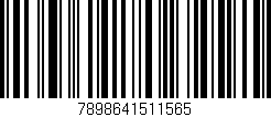 Código de barras (EAN, GTIN, SKU, ISBN): '7898641511565'