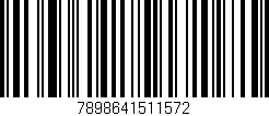 Código de barras (EAN, GTIN, SKU, ISBN): '7898641511572'