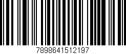 Código de barras (EAN, GTIN, SKU, ISBN): '7898641512197'