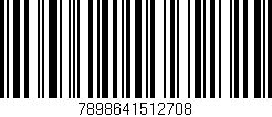 Código de barras (EAN, GTIN, SKU, ISBN): '7898641512708'