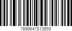Código de barras (EAN, GTIN, SKU, ISBN): '7898641513859'