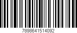 Código de barras (EAN, GTIN, SKU, ISBN): '7898641514092'