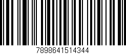 Código de barras (EAN, GTIN, SKU, ISBN): '7898641514344'