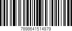 Código de barras (EAN, GTIN, SKU, ISBN): '7898641514979'