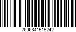 Código de barras (EAN, GTIN, SKU, ISBN): '7898641515242'