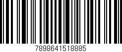 Código de barras (EAN, GTIN, SKU, ISBN): '7898641518885'