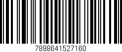 Código de barras (EAN, GTIN, SKU, ISBN): '7898641527160'