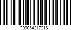 Código de barras (EAN, GTIN, SKU, ISBN): '7898642172161'