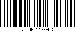 Código de barras (EAN, GTIN, SKU, ISBN): '7898642175506'