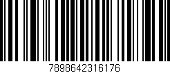 Código de barras (EAN, GTIN, SKU, ISBN): '7898642316176'