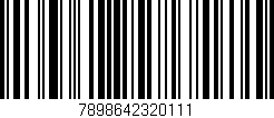 Código de barras (EAN, GTIN, SKU, ISBN): '7898642320111'