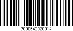 Código de barras (EAN, GTIN, SKU, ISBN): '7898642320814'