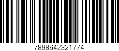 Código de barras (EAN, GTIN, SKU, ISBN): '7898642321774'