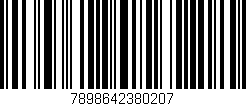 Código de barras (EAN, GTIN, SKU, ISBN): '7898642380207'