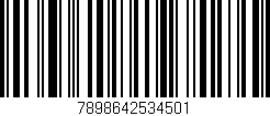 Código de barras (EAN, GTIN, SKU, ISBN): '7898642534501'