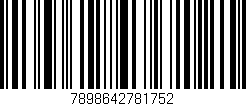 Código de barras (EAN, GTIN, SKU, ISBN): '7898642781752'