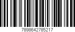 Código de barras (EAN, GTIN, SKU, ISBN): '7898642785217'