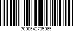 Código de barras (EAN, GTIN, SKU, ISBN): '7898642785965'