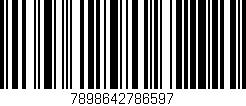 Código de barras (EAN, GTIN, SKU, ISBN): '7898642786597'