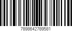 Código de barras (EAN, GTIN, SKU, ISBN): '7898642789581'