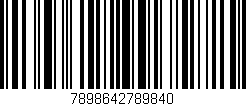 Código de barras (EAN, GTIN, SKU, ISBN): '7898642789840'