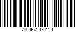 Código de barras (EAN, GTIN, SKU, ISBN): '7898642870128'