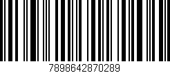 Código de barras (EAN, GTIN, SKU, ISBN): '7898642870289'