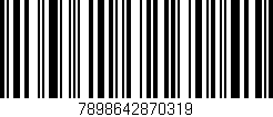 Código de barras (EAN, GTIN, SKU, ISBN): '7898642870319'