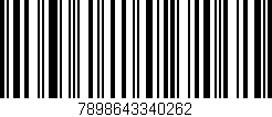 Código de barras (EAN, GTIN, SKU, ISBN): '7898643340262'
