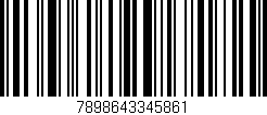 Código de barras (EAN, GTIN, SKU, ISBN): '7898643345861'