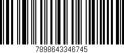 Código de barras (EAN, GTIN, SKU, ISBN): '7898643346745'
