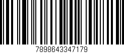 Código de barras (EAN, GTIN, SKU, ISBN): '7898643347179'