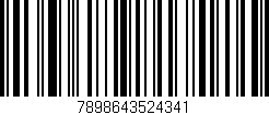 Código de barras (EAN, GTIN, SKU, ISBN): '7898643524341'