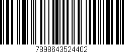 Código de barras (EAN, GTIN, SKU, ISBN): '7898643524402'