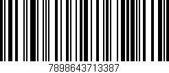 Código de barras (EAN, GTIN, SKU, ISBN): '7898643713387'