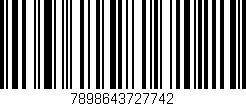 Código de barras (EAN, GTIN, SKU, ISBN): '7898643727742'