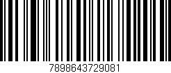 Código de barras (EAN, GTIN, SKU, ISBN): '7898643729081'