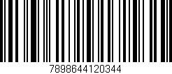 Código de barras (EAN, GTIN, SKU, ISBN): '7898644120344'