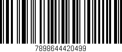 Código de barras (EAN, GTIN, SKU, ISBN): '7898644420499'