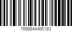 Código de barras (EAN, GTIN, SKU, ISBN): '7898644465193'