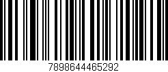Código de barras (EAN, GTIN, SKU, ISBN): '7898644465292'