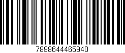Código de barras (EAN, GTIN, SKU, ISBN): '7898644465940'